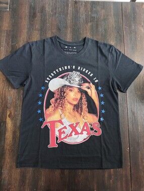 Beyonce Cowboy Carter Shirt Everything Bigger In Texas Houston Merch Size L